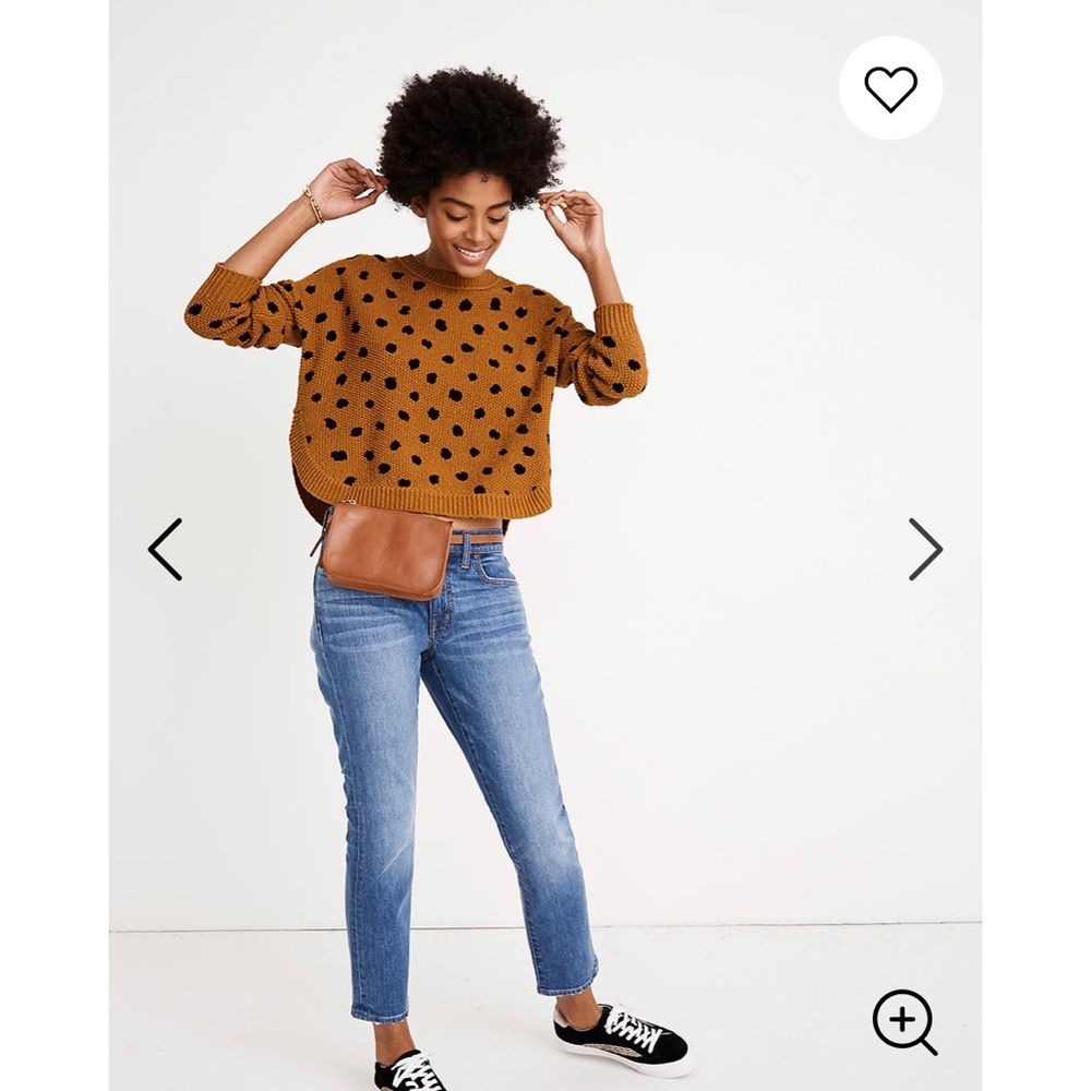 Madewell Cheetah Print Sweater